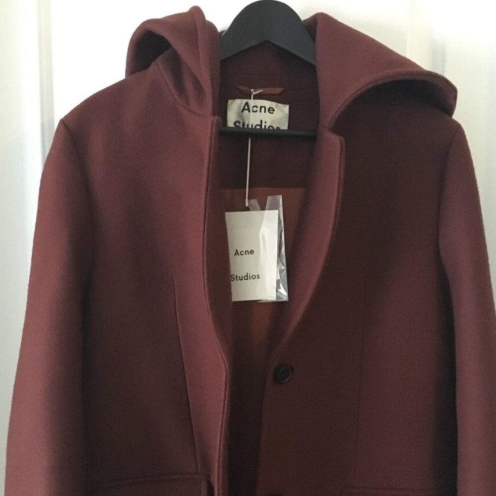 Acne studios long wool coat